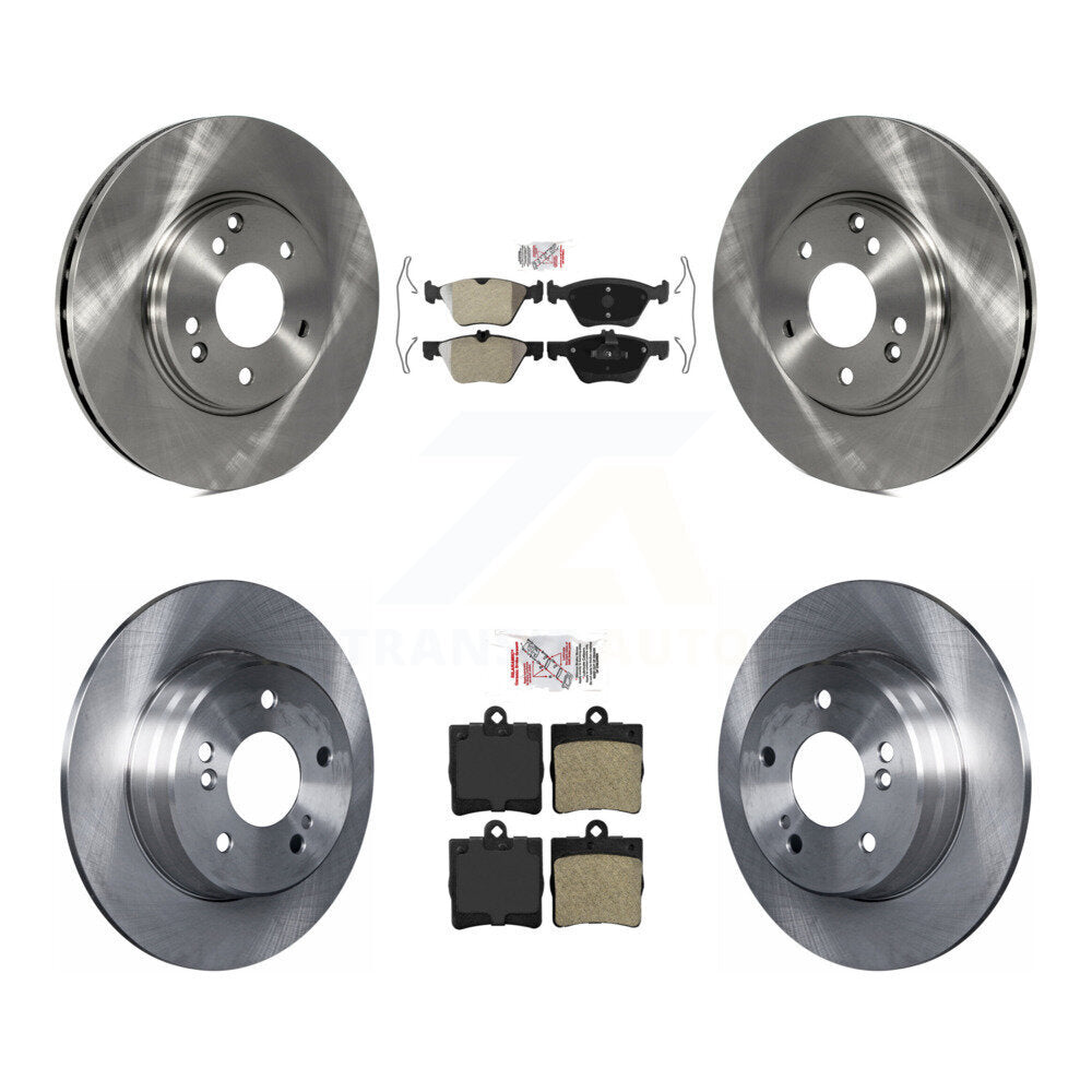 Front Rear Semi-Metallic Pad Brake Rotors Kit For Chrysler Crossfire Mercedes-Benz SLK320 K8A-102849
