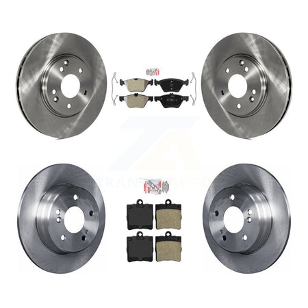 Front Rear Semi-Metallic Pad Brake Rotors Kit For Chrysler Crossfire Mercedes-Benz SLK320 K8A-102849