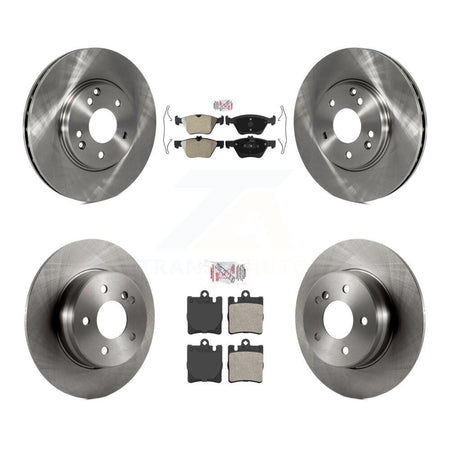 Front Rear Semi-Metallic Pad & Brake Rotors Kit For Mercedes-Benz E320 CLK320 CLK430 E430 K8A-102853