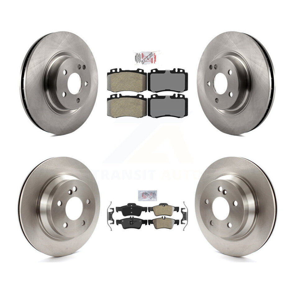 Front Rear Semi-Metallic Pad & Disc Brake Rotors Kit For Mercedes-Benz CLS550 CLS500 E550 K8A-102859