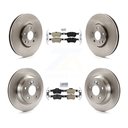 Front Rear Semi-Metallic Pads And Disc Brake Rotors Kit For Mercedes-Benz E550 AWD K8A-102860