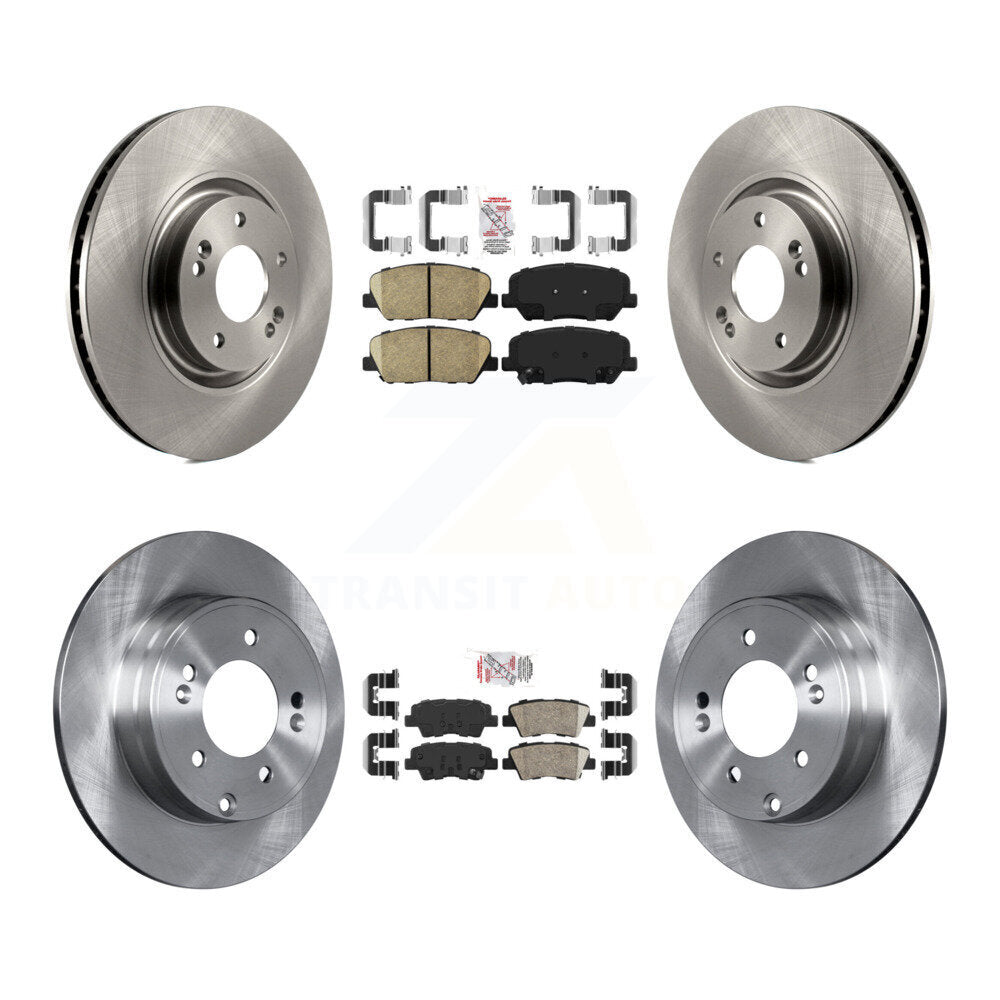Front Rear Ceramic Pads And Disc Brake Rotors Kit For Kia Optima 2.0L K8A-102861