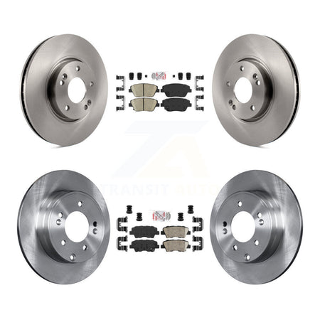 Front Rear Ceramic Pads And Disc Brake Rotors Kit For Hyundai Sonata Kia Optima K8A-102864