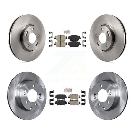 Front Rear Ceramic Pads And Disc Brake Rotors Kit For Hyundai Sonata Kia Optima K8A-102865