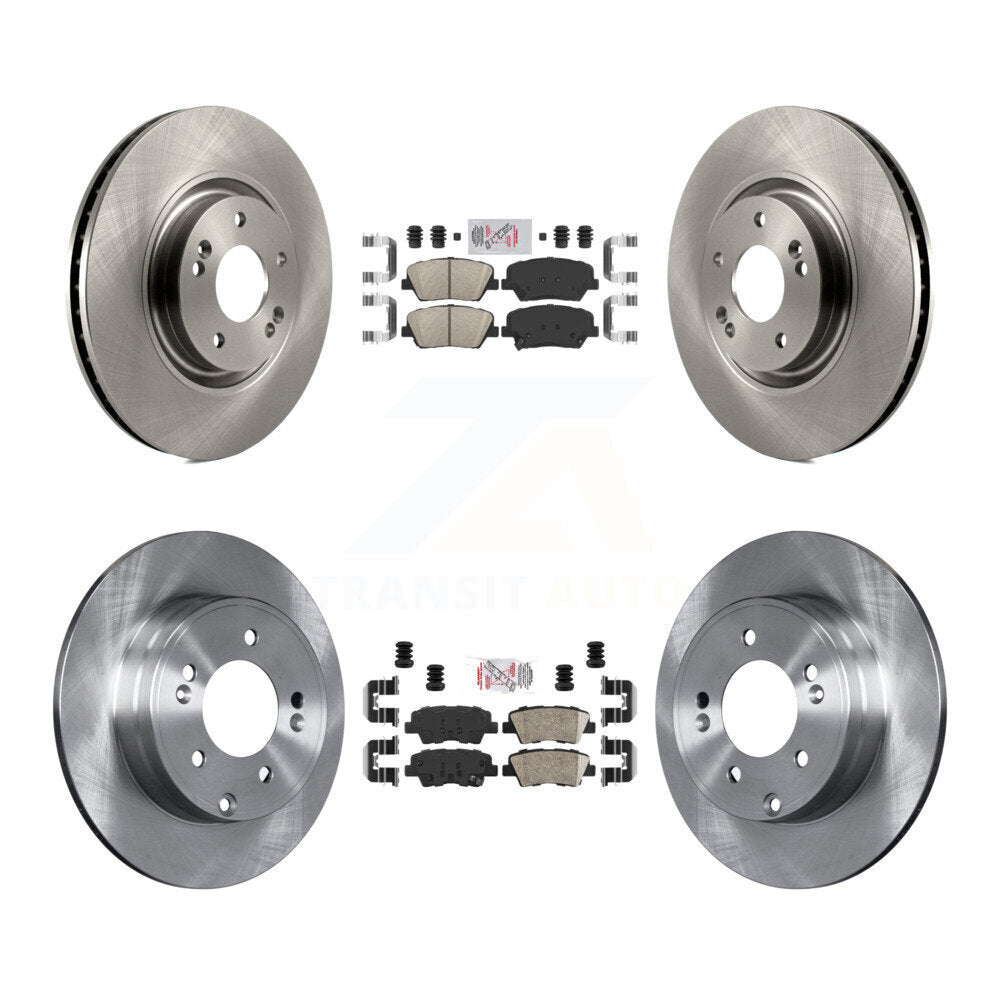 Front Rear Ceramic Pads And Disc Brake Rotors Kit For Hyundai Azera K8A-102868