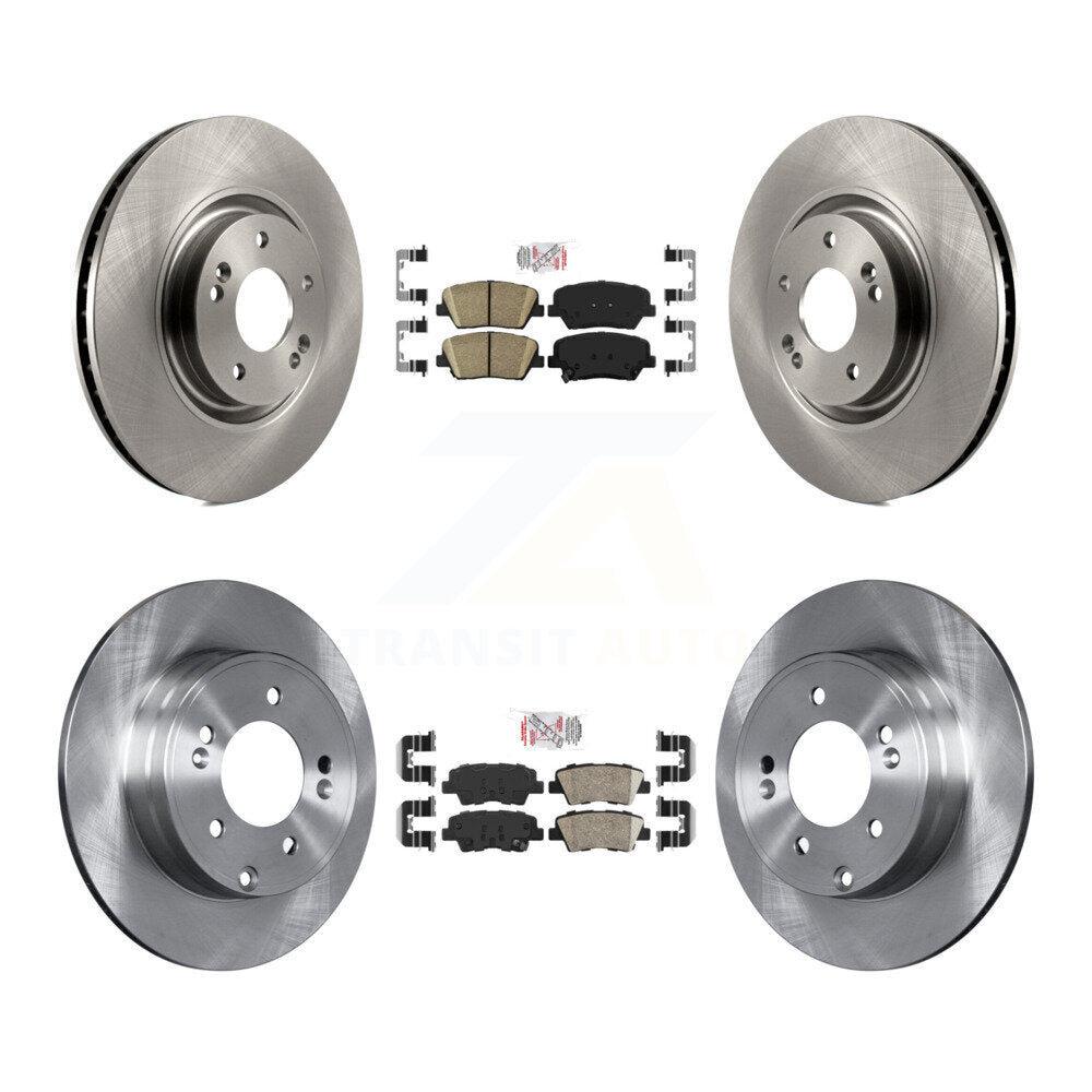 Front Rear Ceramic Pads And Disc Brake Rotors Kit For Hyundai Azera K8A-102869