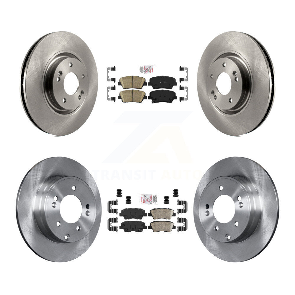 Front Rear Ceramic Pads And Disc Brake Rotors Kit For Hyundai Azera K8A-102870