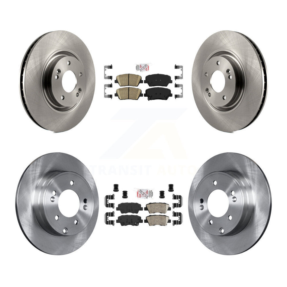 Front Rear Ceramic Pads And Disc Brake Rotors Kit For Hyundai Azera K8A-102870