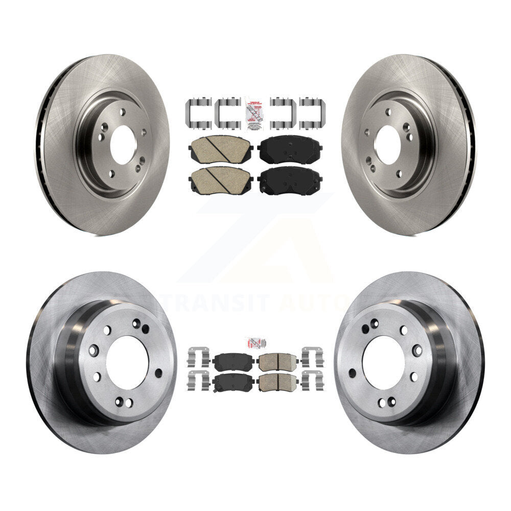 Front Rear Ceramic Pads And Disc Brake Rotors Kit For Hyundai Tucson K8A-102873