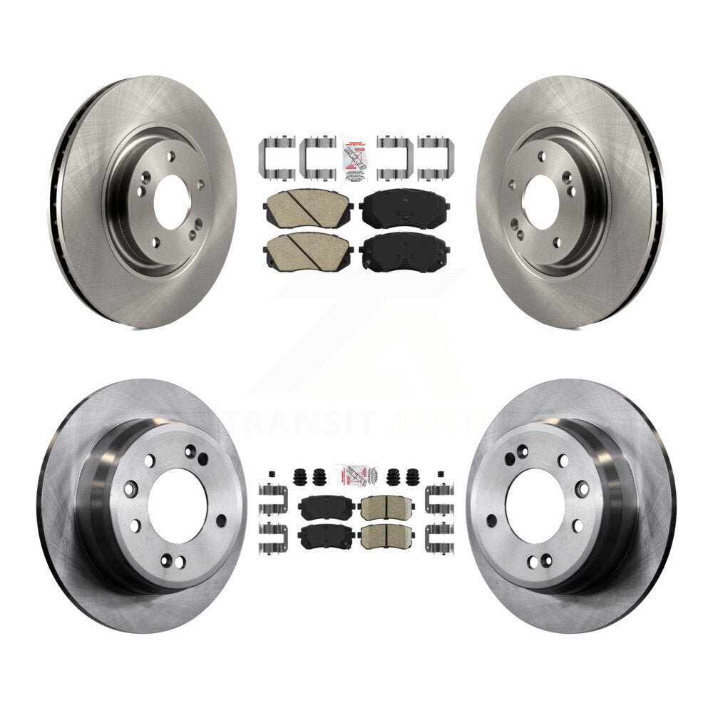 Front Rear Ceramic Pads And Disc Brake Rotors Kit For Hyundai Tucson K8A-102874