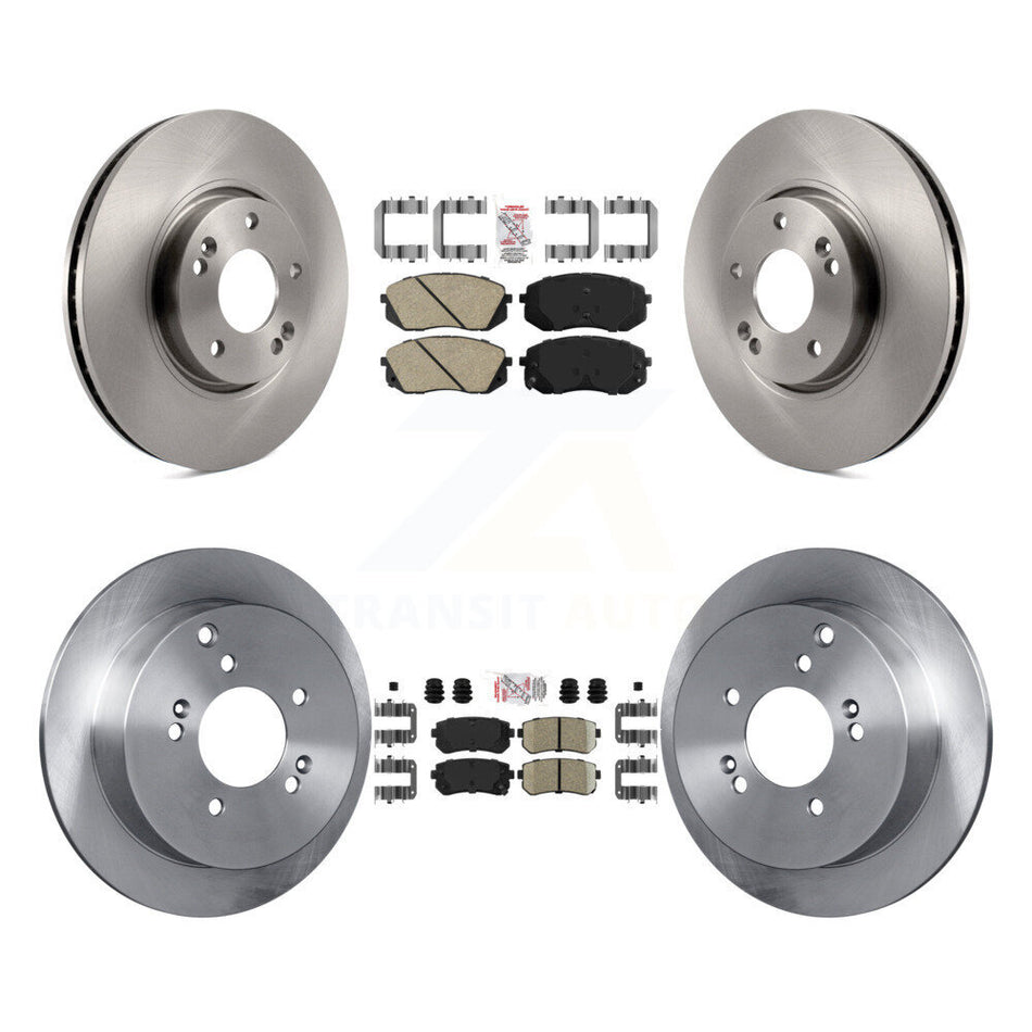 Front Rear Ceramic Pads And Disc Brake Rotors Kit For Hyundai Tucson Kia Sportage K8A-102878
