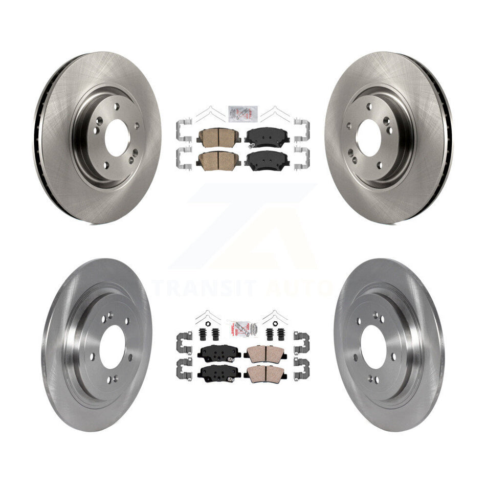 Front Rear Ceramic Pads And Disc Brake Rotors Kit For 2019-2020 Hyundai Nexo K8A-102886
