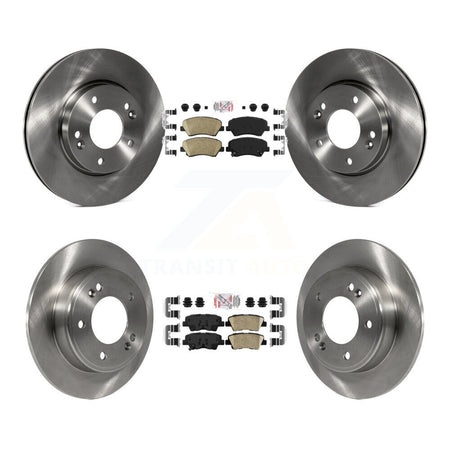Front Rear Ceramic Pad & Brake Rotor Kit For Hyundai Elantra GT Kia Forte Veloster Forte5 K8A-102890