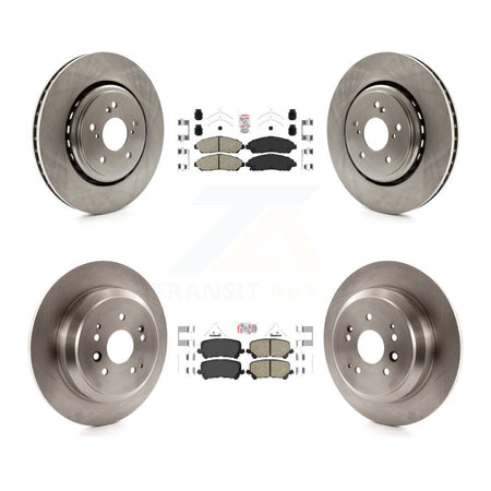 Front Rear Ceramic Pads And Disc Brake Rotors Kit For 2014-2016 Acura MDX K8A-102911