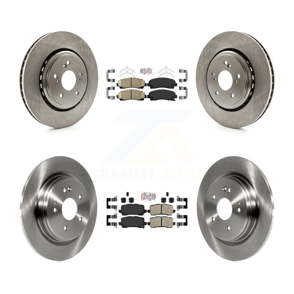 Front Rear Ceramic Pads And Disc Brake Rotors Kit For 2015-2020 Acura TLX K8A-102915