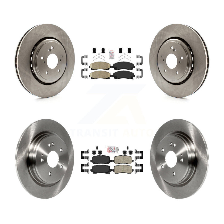 Front Rear Ceramic Pads And Disc Brake Rotors Kit For 2015-2020 Acura TLX K8A-102917