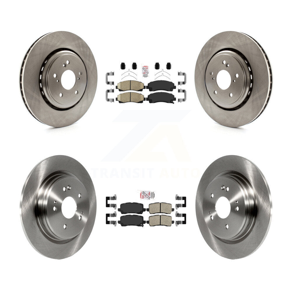 Front Rear Ceramic Pads And Disc Brake Rotors Kit For 2015-2020 Acura TLX K8A-102918