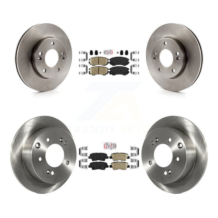 Front Rear Ceramic Pads And Disc Brake Rotors Kit For 2010-2011 Kia Soul 1.6L K8A-102922