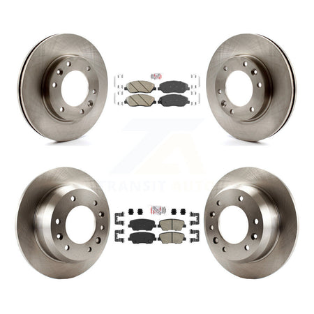 Front Rear Ceramic Pads And Disc Brake Rotors Kit For Kia Sedona Hyundai Entourage K8A-102929