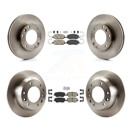 Front Rear Ceramic Pads And Disc Brake Rotors Kit For Kia Sedona Hyundai Entourage K8A-102930