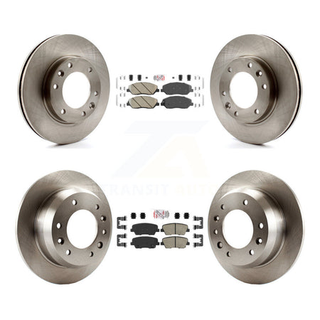 Front Rear Ceramic Pads And Disc Brake Rotors Kit For Kia Sedona Hyundai Entourage K8A-102931