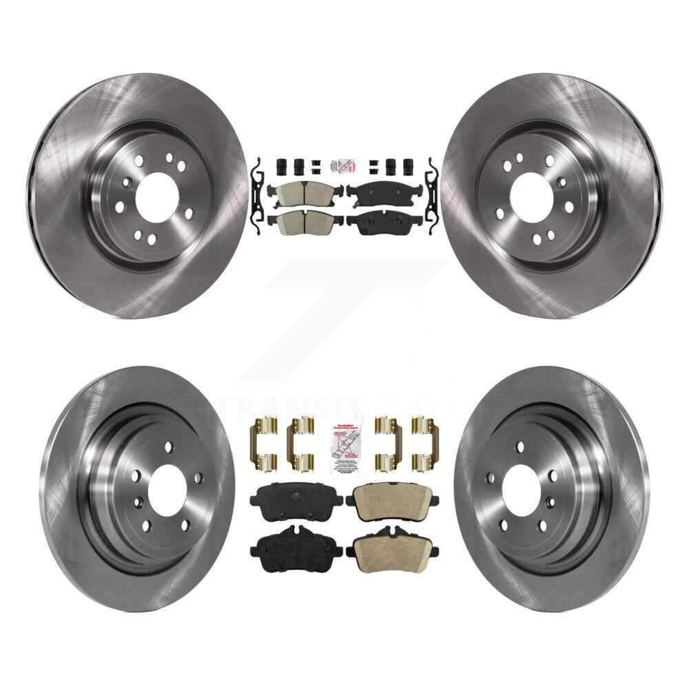 Front Rear Ceramic Pad Disc Brake Rotors Kit For Mercedes-Benz ML350 GLE350 ML250 GLE300d K8A-102939