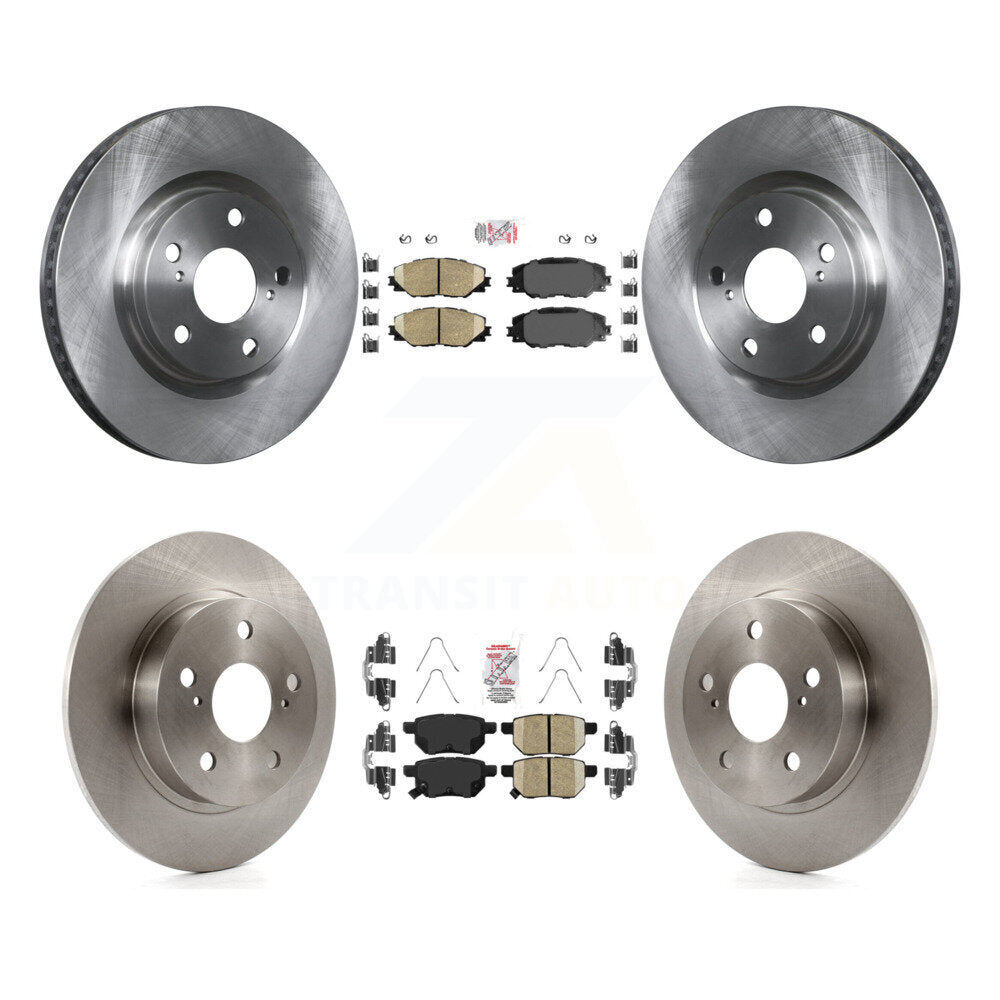 Front Rear Ceramic Pads And Disc Brake Rotors Kit For 2011-2016 Scion tC K8A-102951