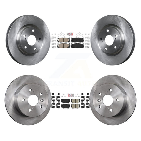 Front Rear Ceramic Pad & Disc Brake Rotors Kit For Toyota Camry Lexus ES350 Avalon ES300h K8A-102956