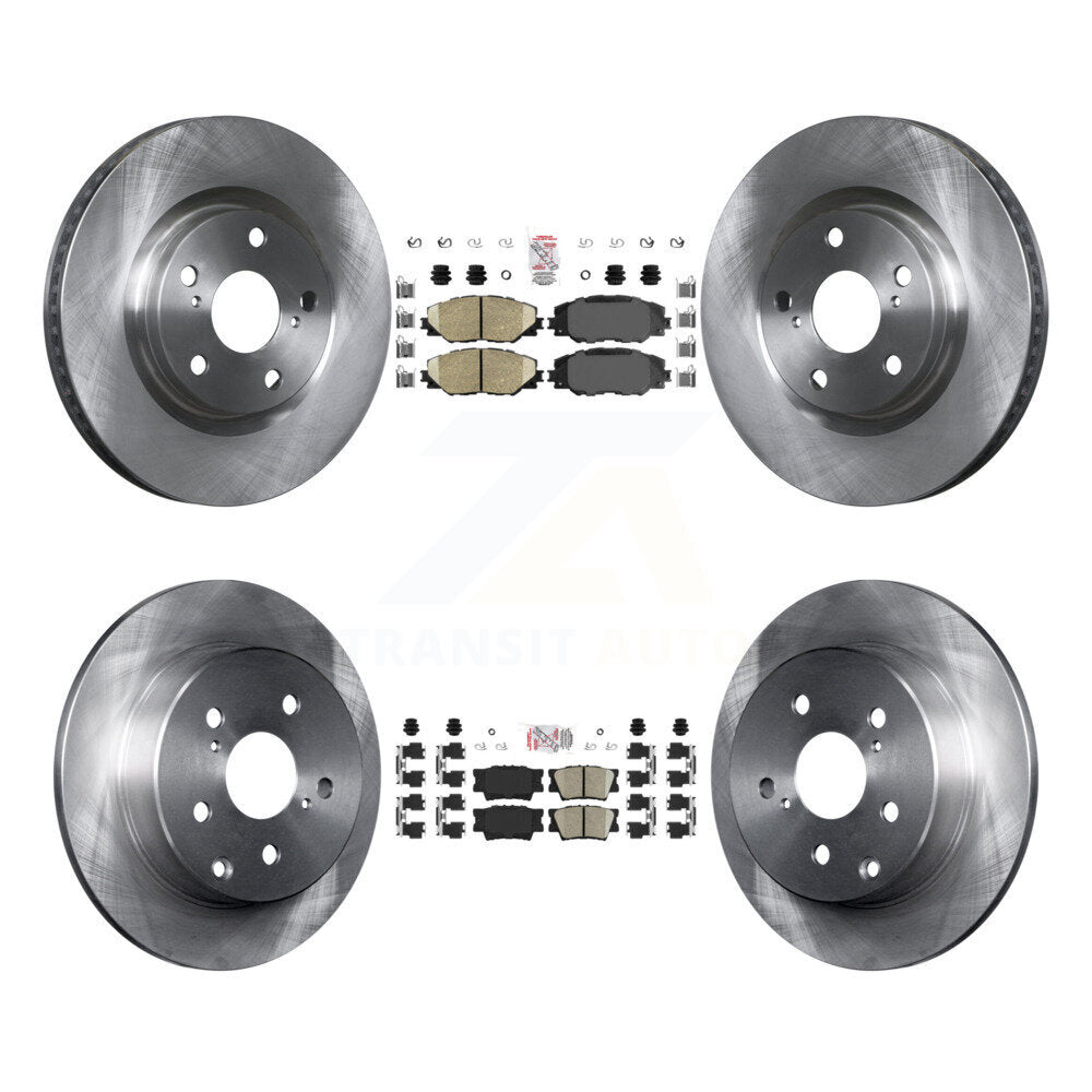 Front Rear Ceramic Pads And Disc Brake Rotors Kit For Toyota RAV4 K8A-102960