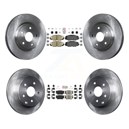 Front Rear Ceramic Pads And Disc Brake Rotors Kit For Toyota RAV4 K8A-102960