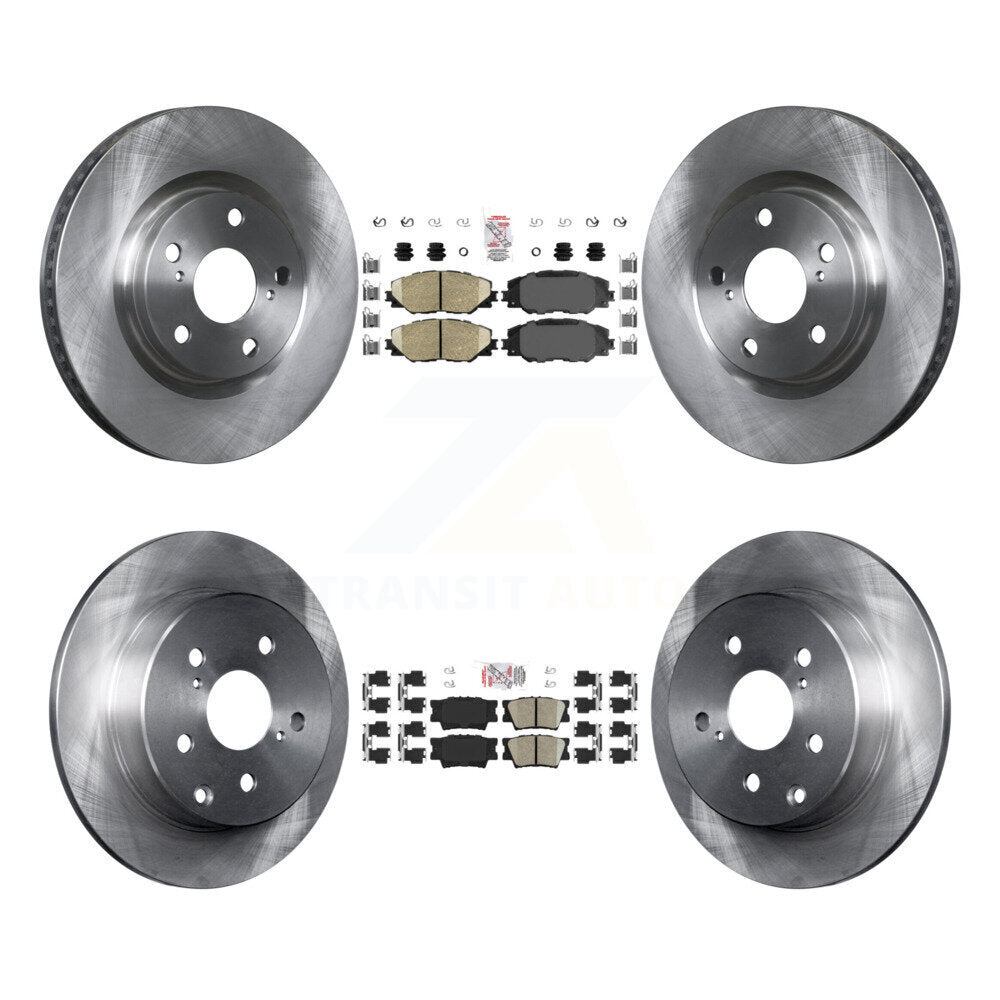Front Rear Ceramic Pads And Disc Brake Rotors Kit For Toyota RAV4 K8A-102961