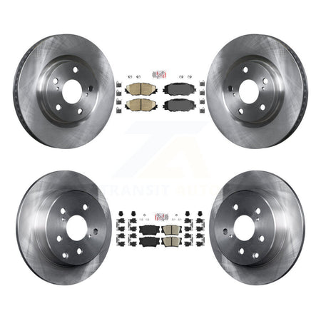 Front Rear Ceramic Pads And Disc Brake Rotors Kit For Toyota RAV4 K8A-102962