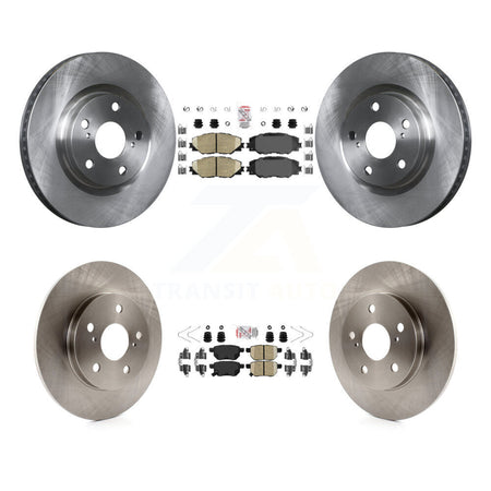 Front Rear Ceramic Pad & Brake Rotors Kit For Toyota Matrix Pontiac Vibe Corolla iM Scion K8A-102964