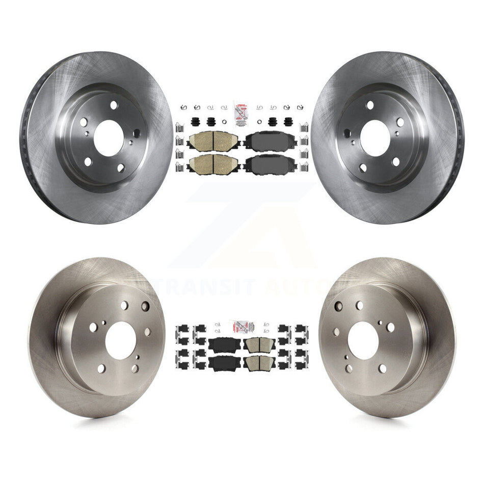 Front Rear Ceramic Pads And Disc Brake Rotors Kit For Toyota Matrix Pontiac Vibe K8A-102967