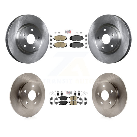 Front Rear Ceramic Pad & Brake Rotors Kit For Toyota Matrix Pontiac Vibe Corolla iM Scion K8A-102968
