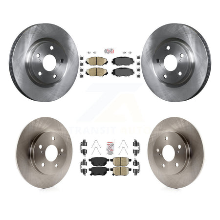 Front Rear Ceramic Pad & Brake Rotors Kit For Toyota Matrix Pontiac Vibe Corolla iM Scion K8A-102969