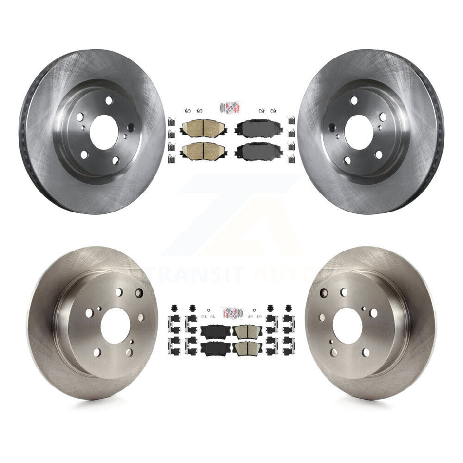 Front Rear Ceramic Pads And Disc Brake Rotors Kit For Toyota Matrix Pontiac Vibe K8A-102970