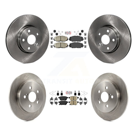 Front Rear Ceramic Pads And Disc Brake Rotors Kit For Toyota Corolla Matrix Pontiac Vibe K8A-102972