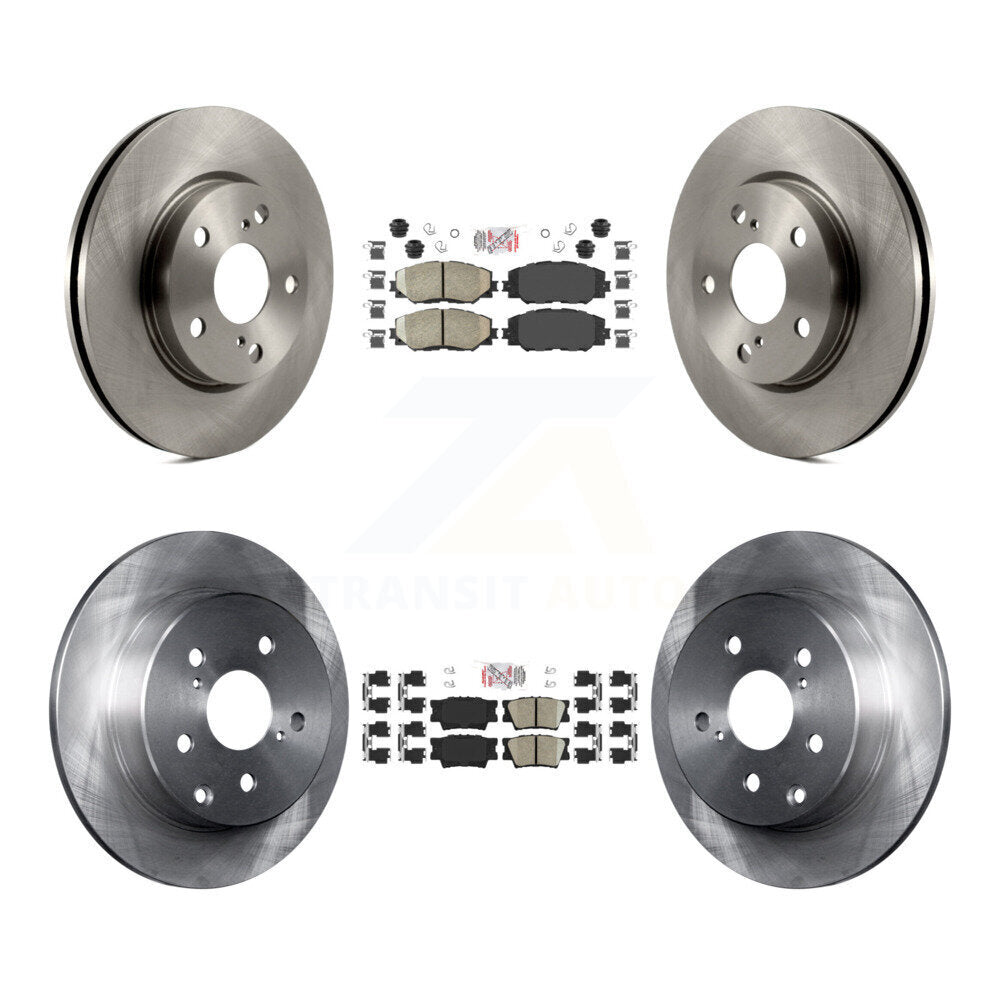 Front Rear Ceramic Pads And Disc Brake Rotors Kit For Toyota RAV4 Lexus HS250h K8A-102978