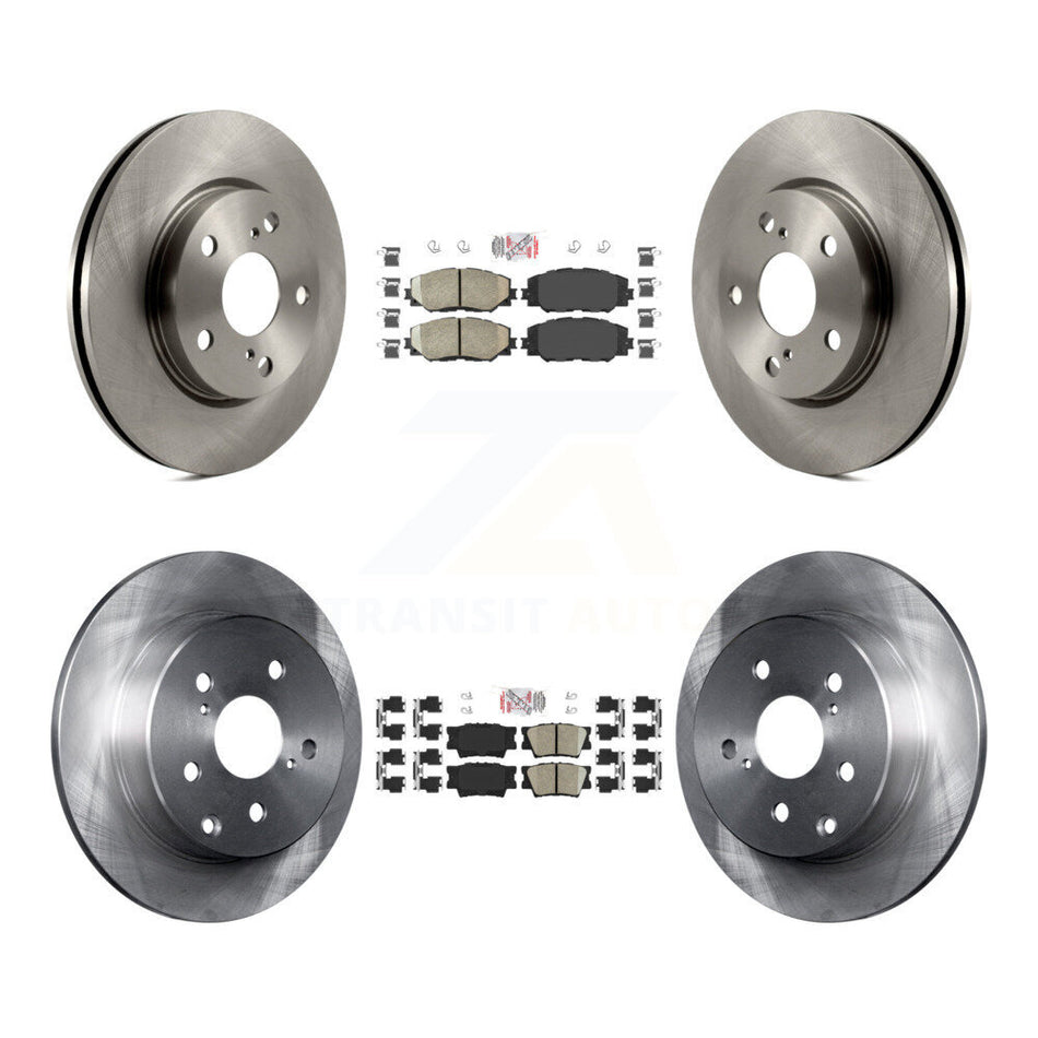 Front Rear Ceramic Pads And Disc Brake Rotors Kit For Toyota RAV4 Lexus HS250h K8A-102980