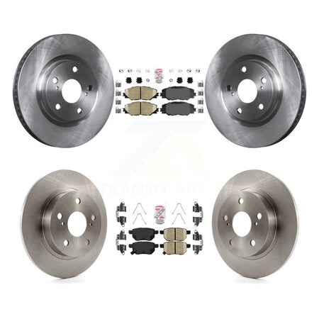 Front Rear Ceramic Pads And Disc Brake Rotors Kit For 2011-2016 Scion tC K8A-102982