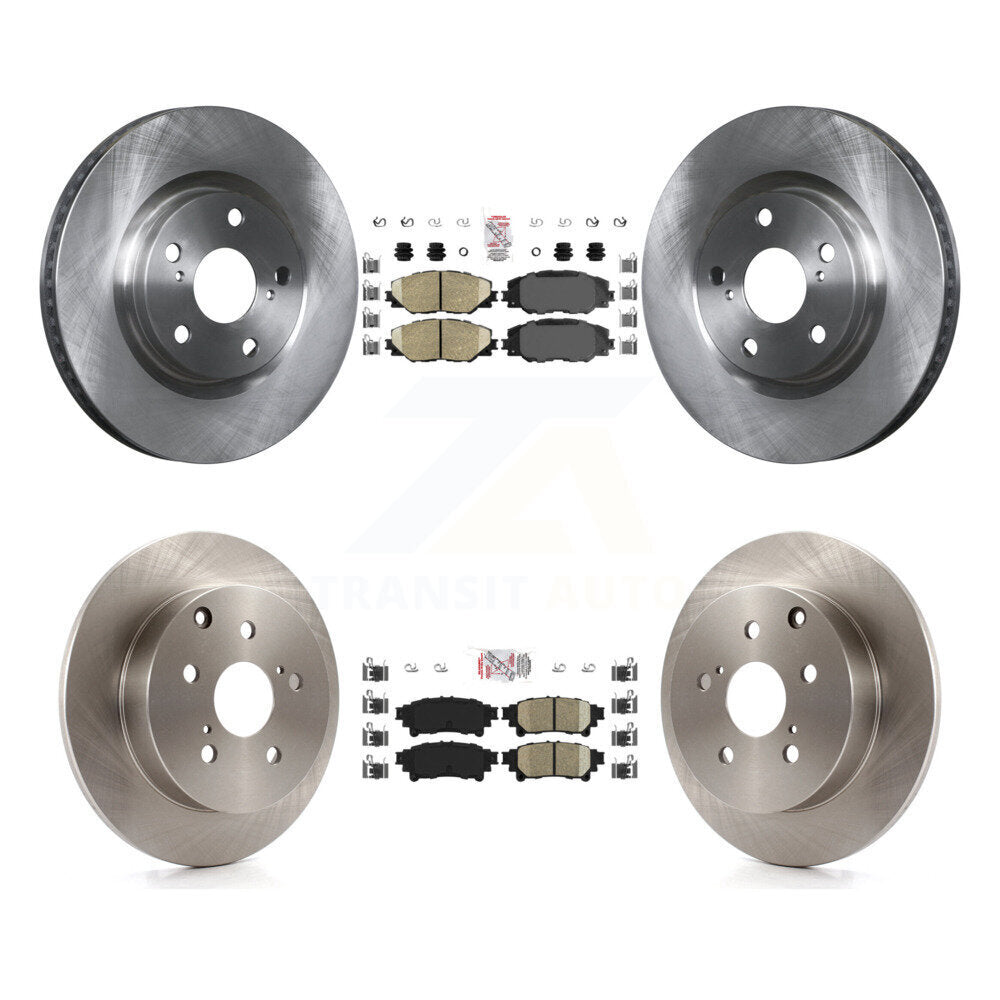 Front Rear Ceramic Pads And Disc Brake Rotors Kit For 2016-2020 Toyota Mirai K8A-102983