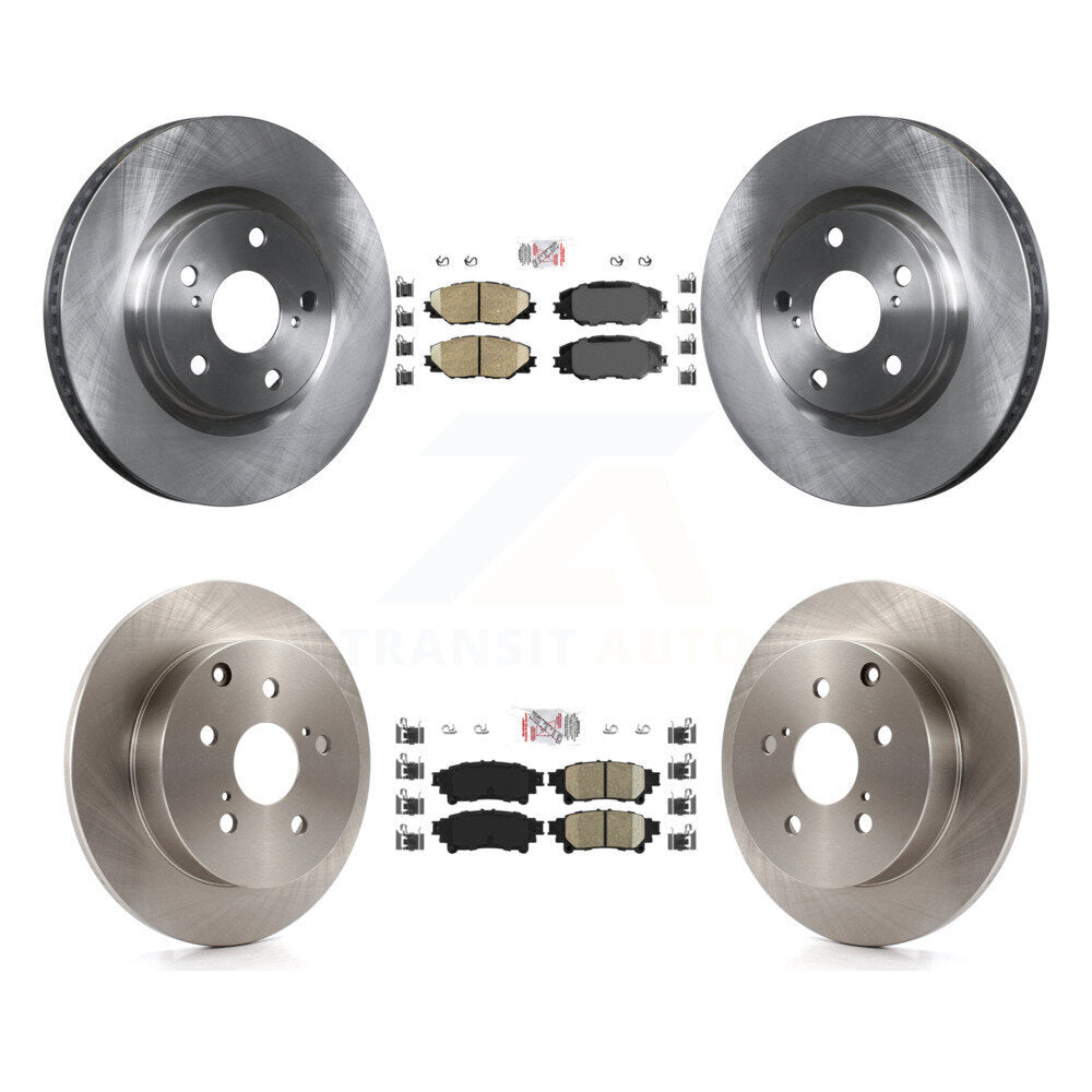 Front Rear Ceramic Pads And Disc Brake Rotors Kit For 2016-2020 Toyota Mirai K8A-102985