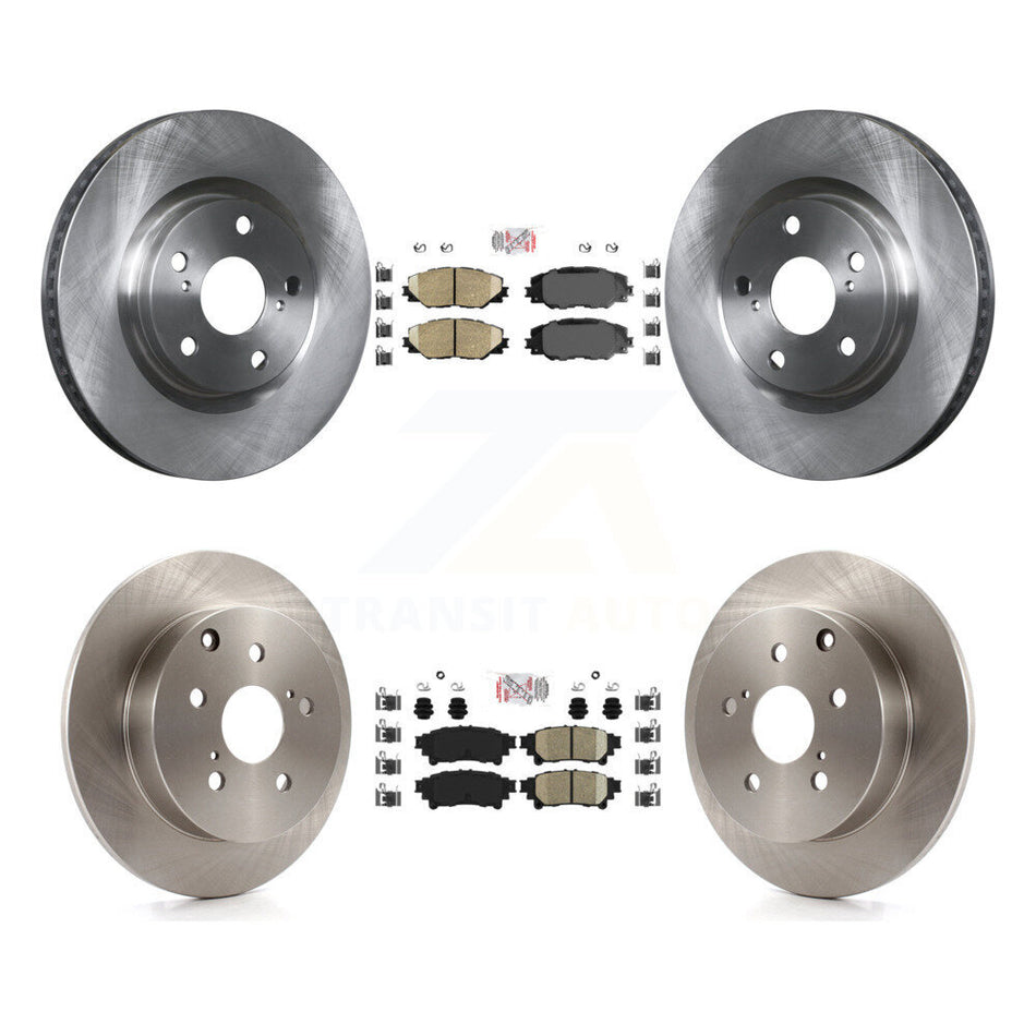 Front Rear Ceramic Pads And Disc Brake Rotors Kit For 2016-2020 Toyota Mirai K8A-102986