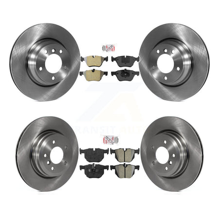 Front Rear Semi-Metallic Pads And Disc Brake Rotors Kit For 2006 BMW 330i 330xi K8A-103032