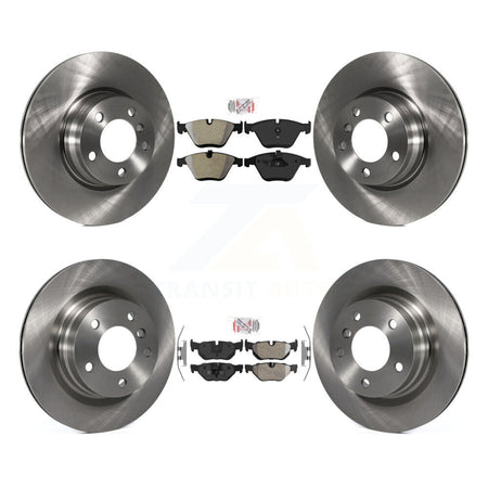 Front Rear Semi-Metallic Pad Brake Rotor Kit For BMW 328i With 330mm Diameter K8A-103077