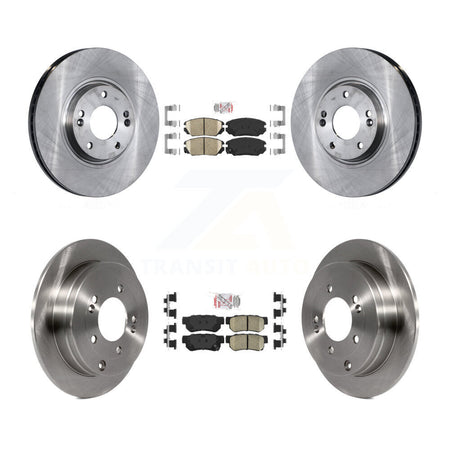 Front Rear Ceramic Pads And Disc Brake Rotors Kit For Hyundai Azera K8A-103096