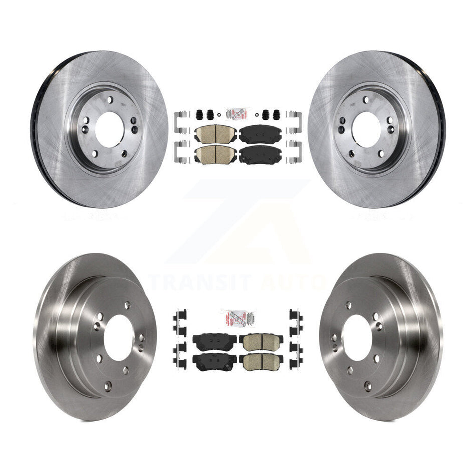Front Rear Ceramic Pads And Disc Brake Rotors Kit For Hyundai Azera K8A-103098