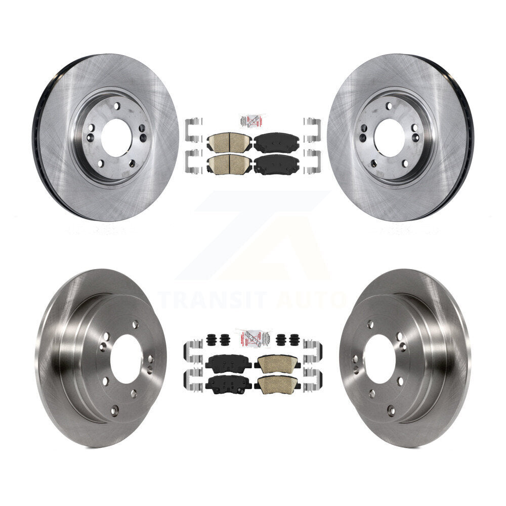 Front Rear Ceramic Pads And Disc Brake Rotors Kit For 2007-2009 Kia Amanti K8A-103100