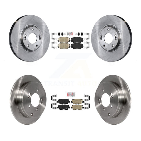 Front Rear Ceramic Pads And Disc Brake Rotors Kit For 2007-2009 Kia Amanti K8A-103101